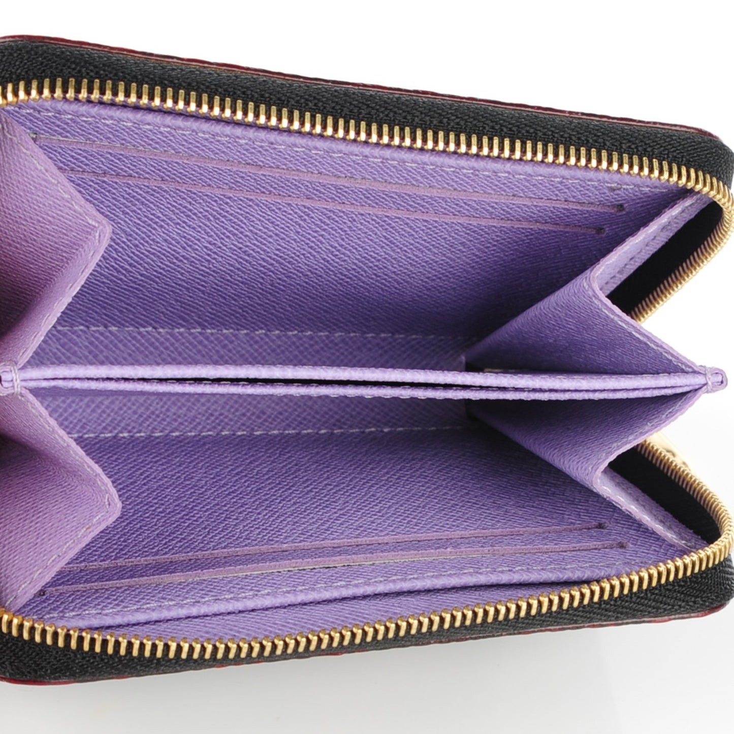 Monogram Multicolor Zippy Coin Purse Black Violet
