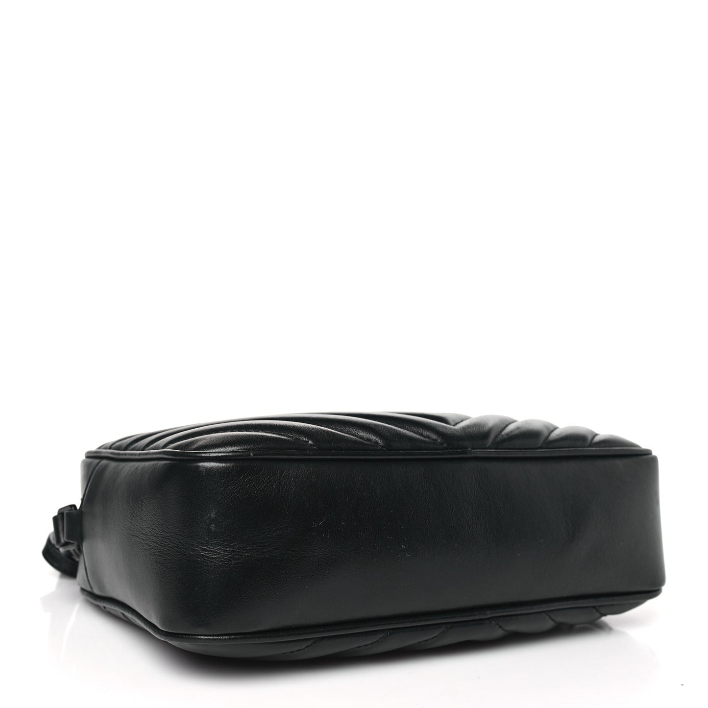 Calfskin Matelasse Monogram Monochrome Lou Camera Bag Black