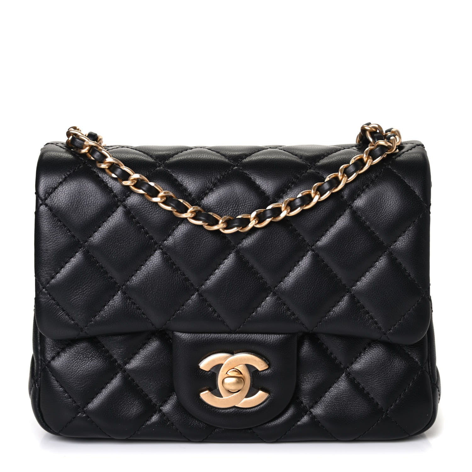 Chanel Lambskin Quilted Mini Pearl Crush Flap Black 1 of 4