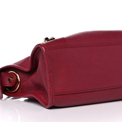 Balenciaga Chevre Gold Metallic Edge Hardware S City Rouge Grenat 8 of 9