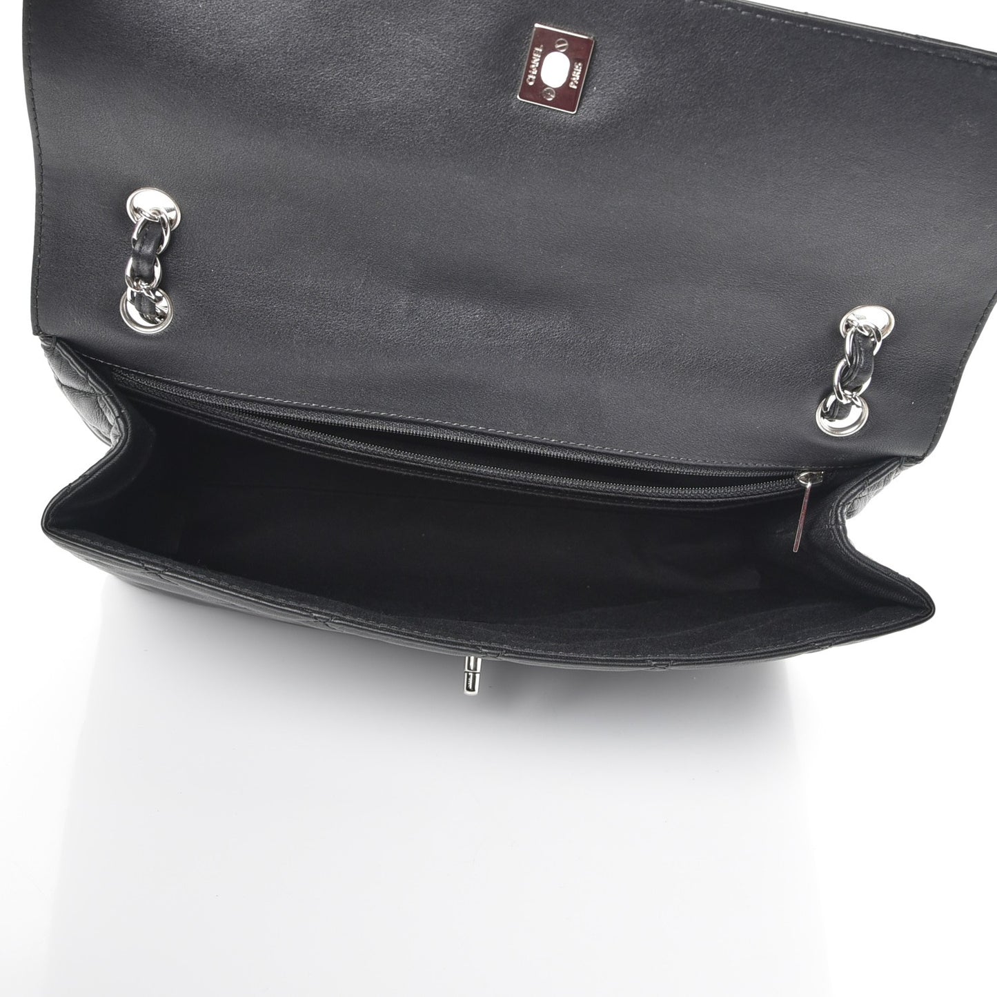 Calfskin Quilted In The Business Flap Bag Black