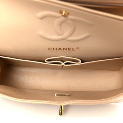 Chanel Caviar Quilted Small Double Flap Beige 5 of 12