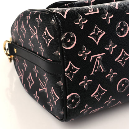 Louis Vuitton Monogram Fall for You Speedy Bandouliere 25 Black 7 of 9