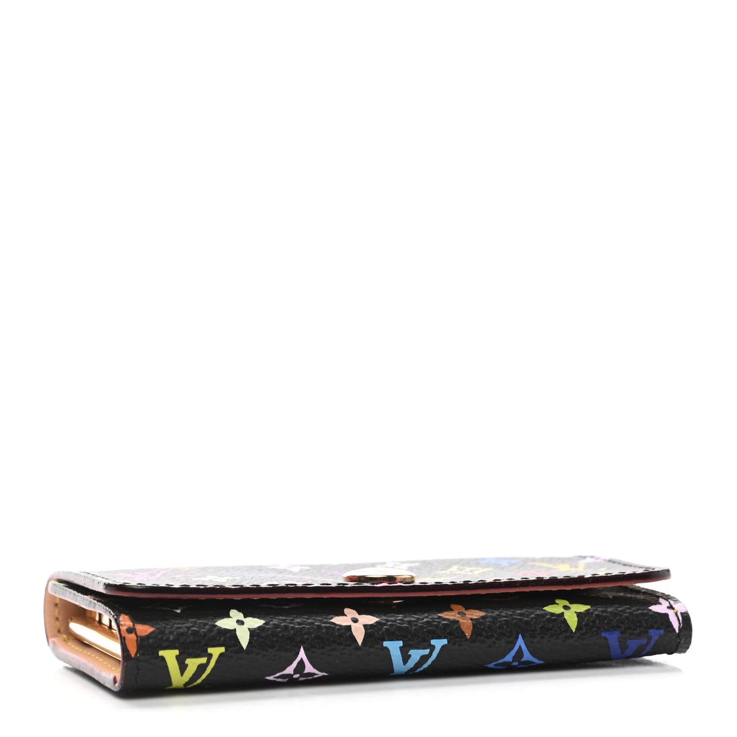 Monogram Multicolor Multicles 4 Key Holder Black