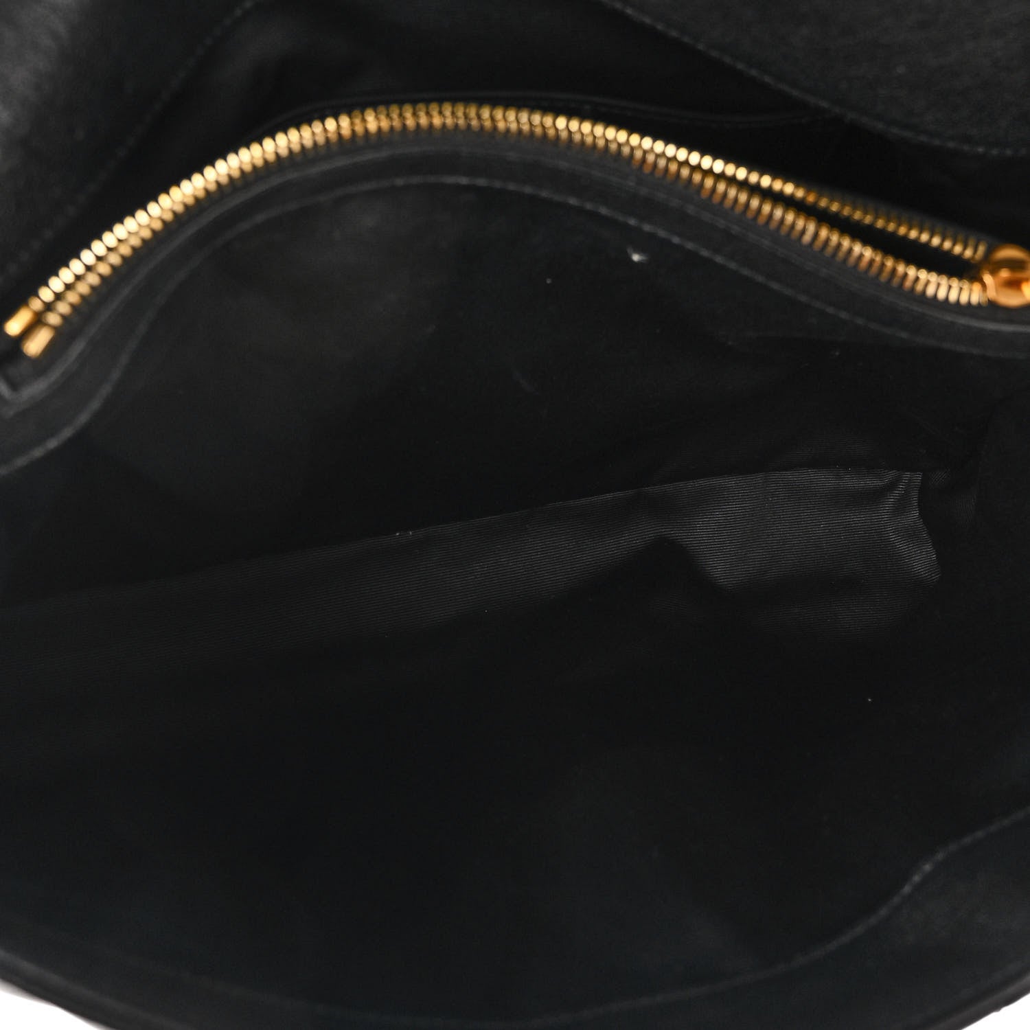 Saint Laurent Sheepskin Matelasse Chevron Monogram Large College Satchel Black 5 of 11