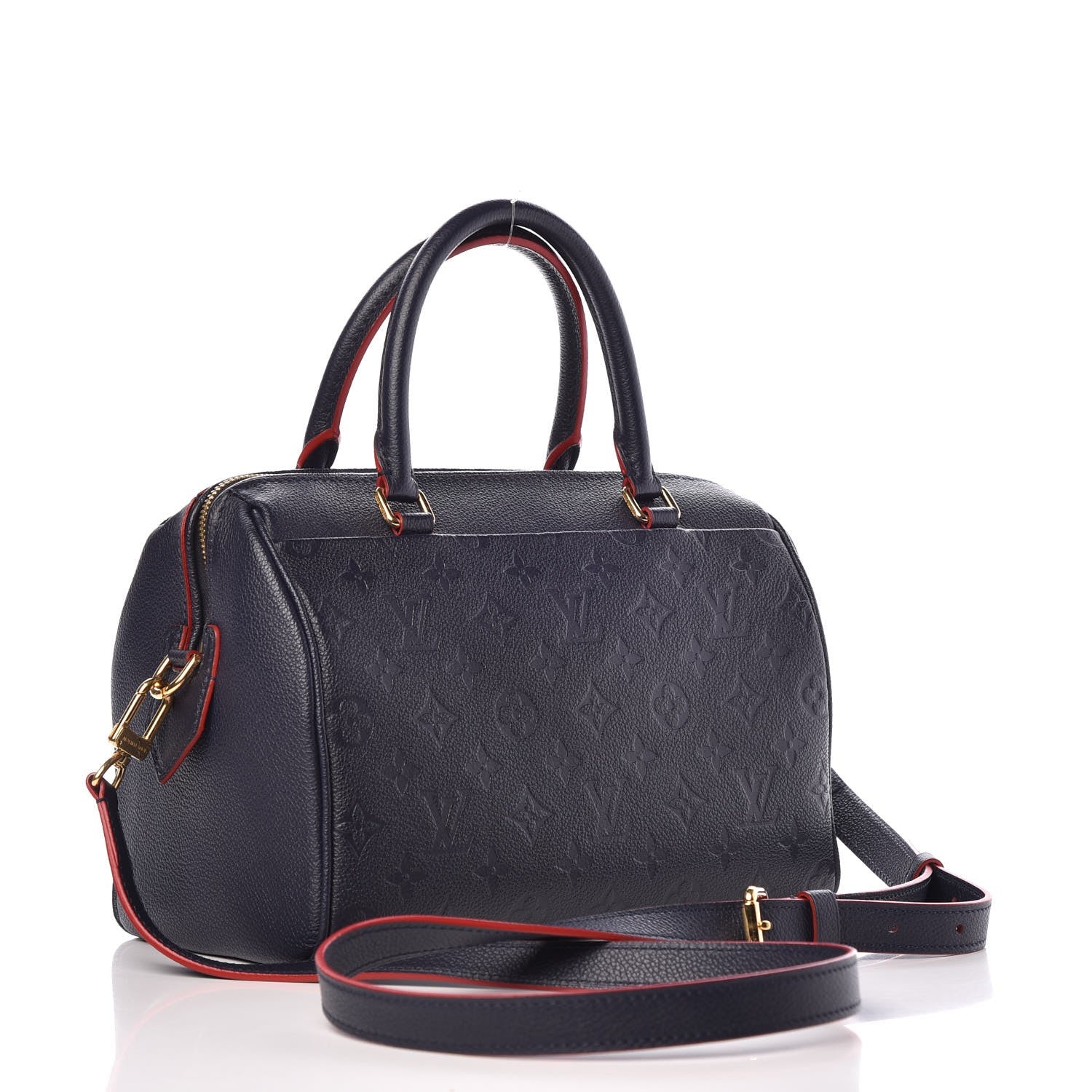 Louis Vuitton Empreinte Speedy Bandouliere 25 NM Marine Rouge 4 of 8
