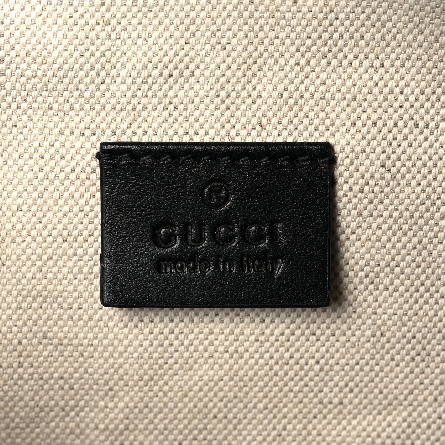Calfskin GG Tennis Embossed Pocket Belt Bag Black