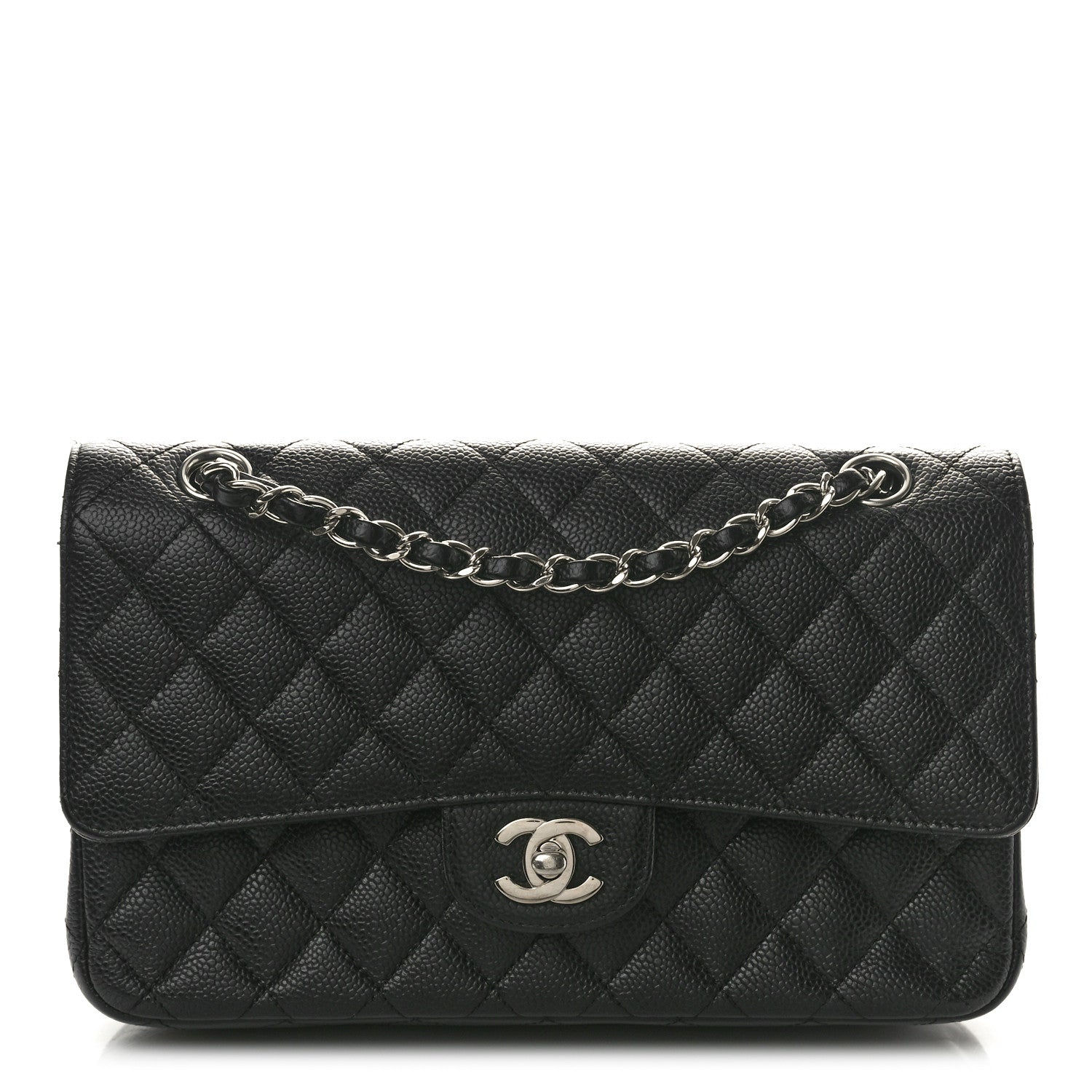 Chanel Caviar Quilted Medium Double Flap Black 1 of 10
