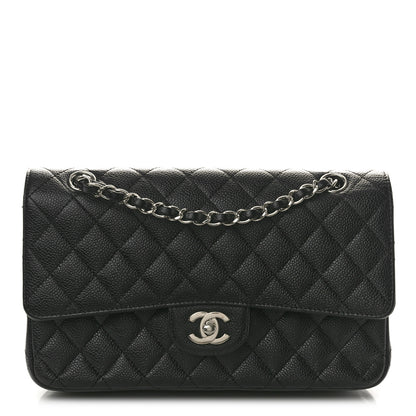 Chanel Caviar Quilted Medium Double Flap Black 1 of 10
