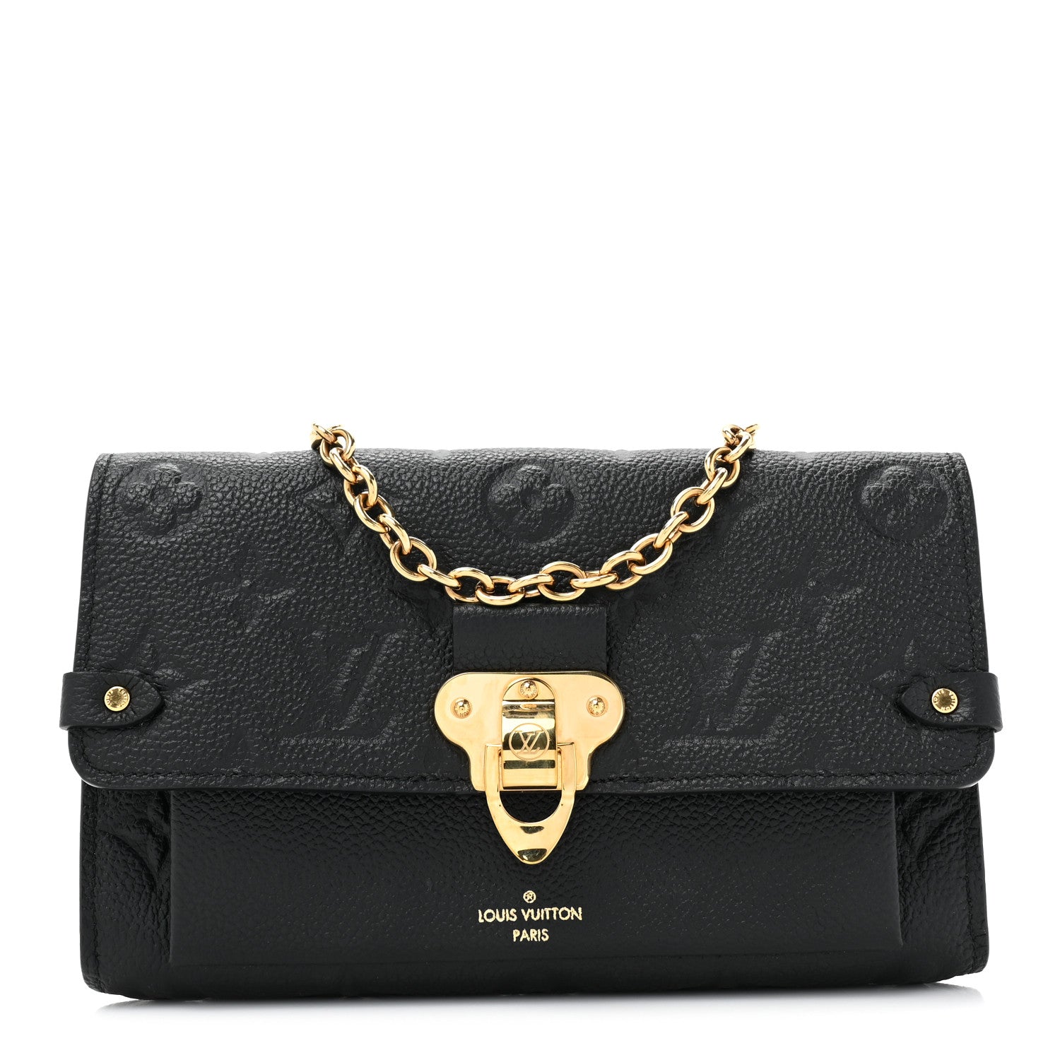 Louis Vuitton Empreinte Vavin Chain Wallet Black 1 of 10