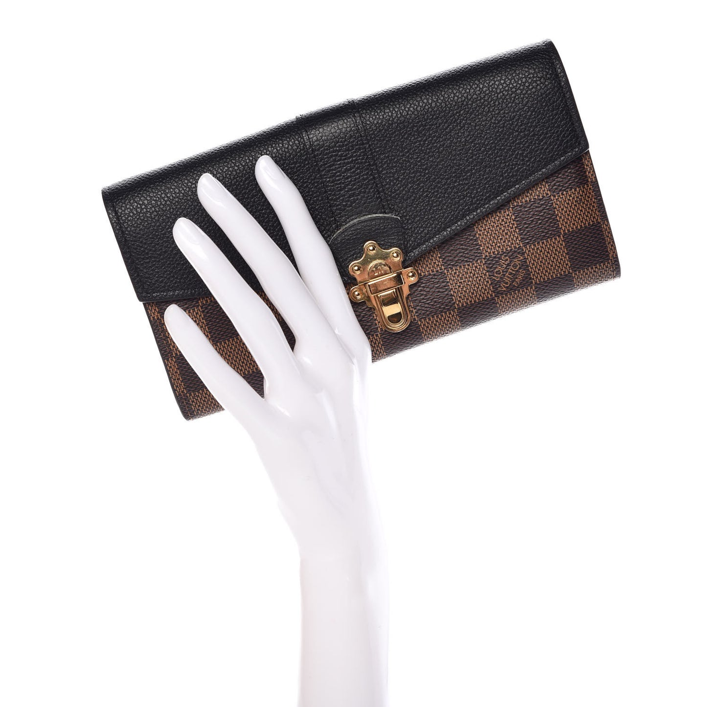 Damier Ebene Clapton Wallet Black