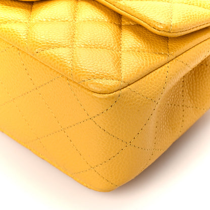 Chanel Caviar Quilted Mini Rectangular Flap Yellow 11 of 12