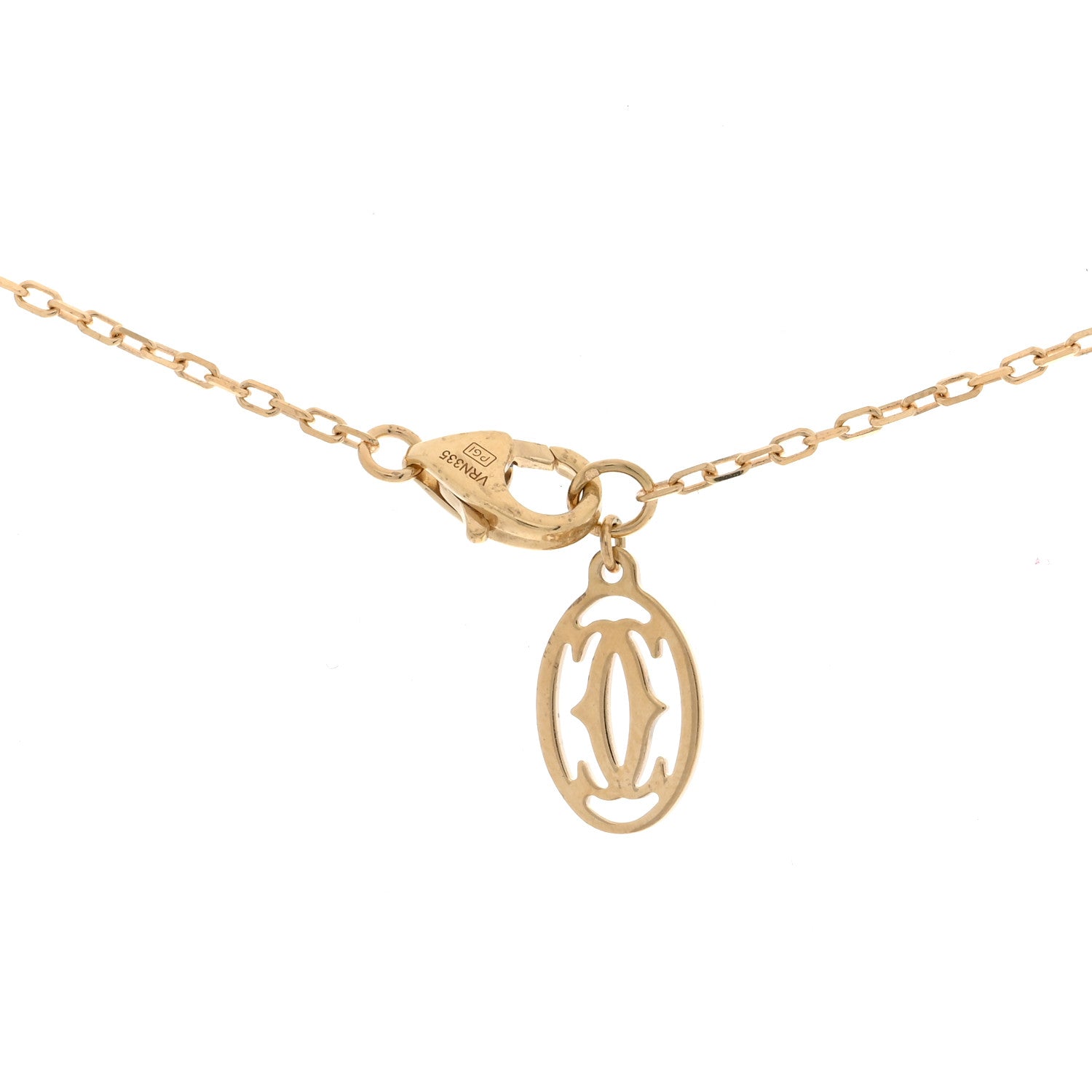 Cartier 18K Yellow Gold Diamond SM D'Amour Pendant Necklace 4 of 5