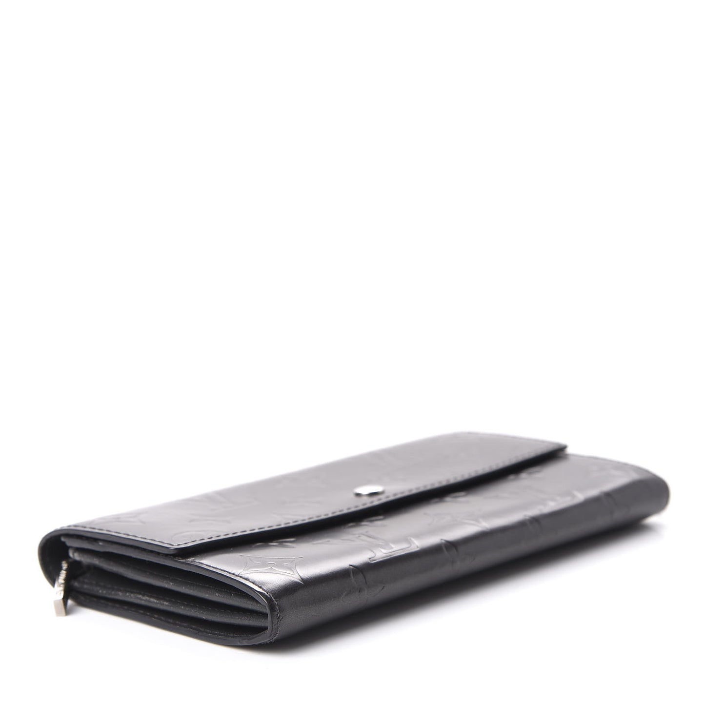 Mat Monogram Sarah Wallet Gris