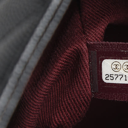 Chanel Caviar Chevron Quilted Medium Coco Handle Flap Black 7 of 11