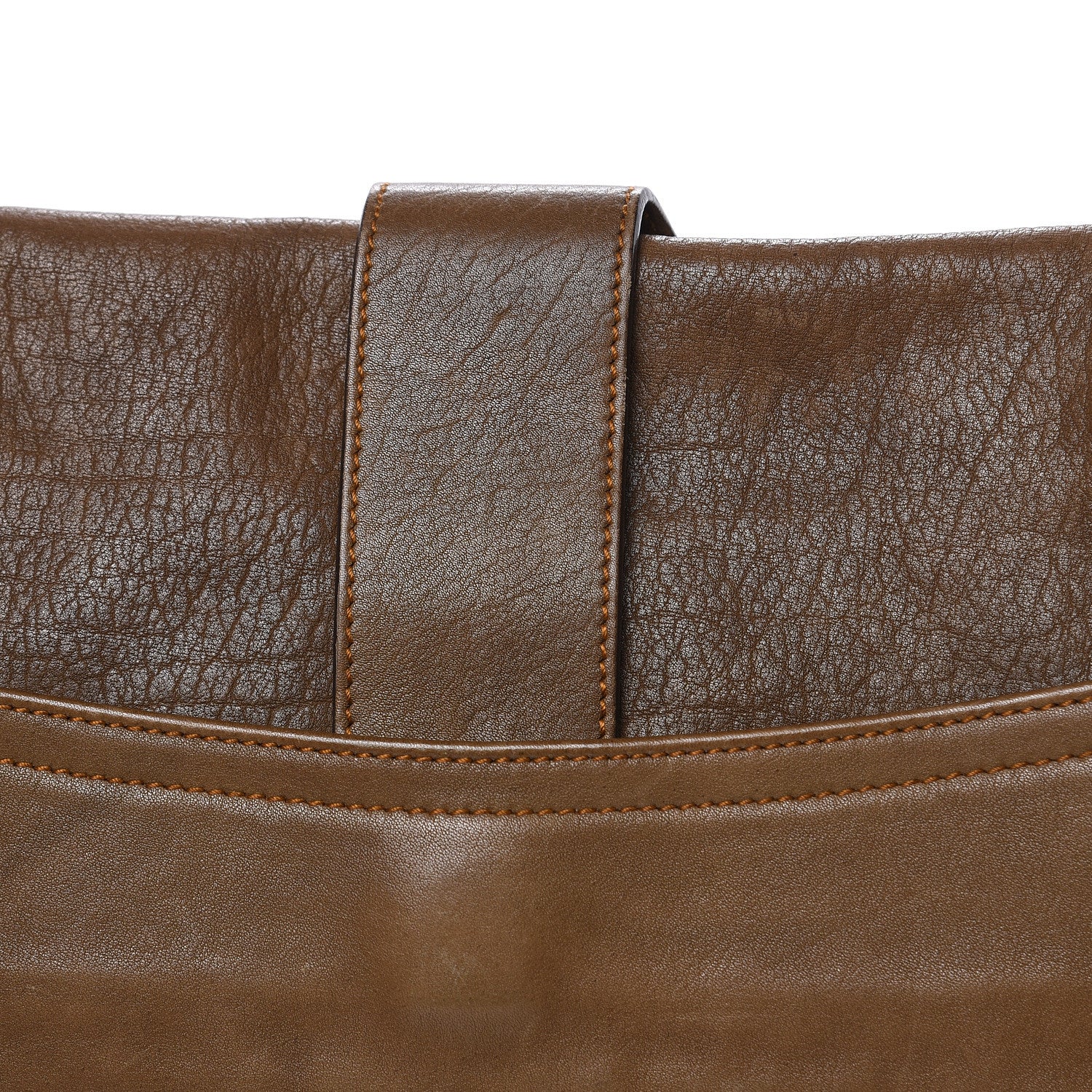 Christian Dior Calfskin Medium Gaucho Double Saddle Brown 17 of 19