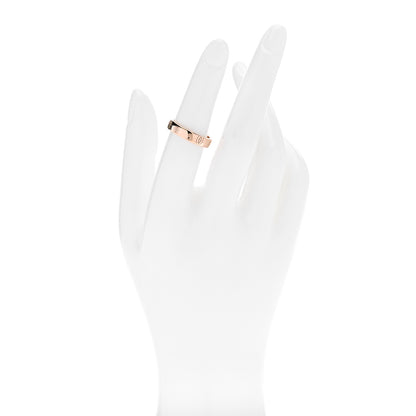 Cartier 18K Pink Gold 4mm Happy Birthday Band Ring 51 5.75 2 of 5