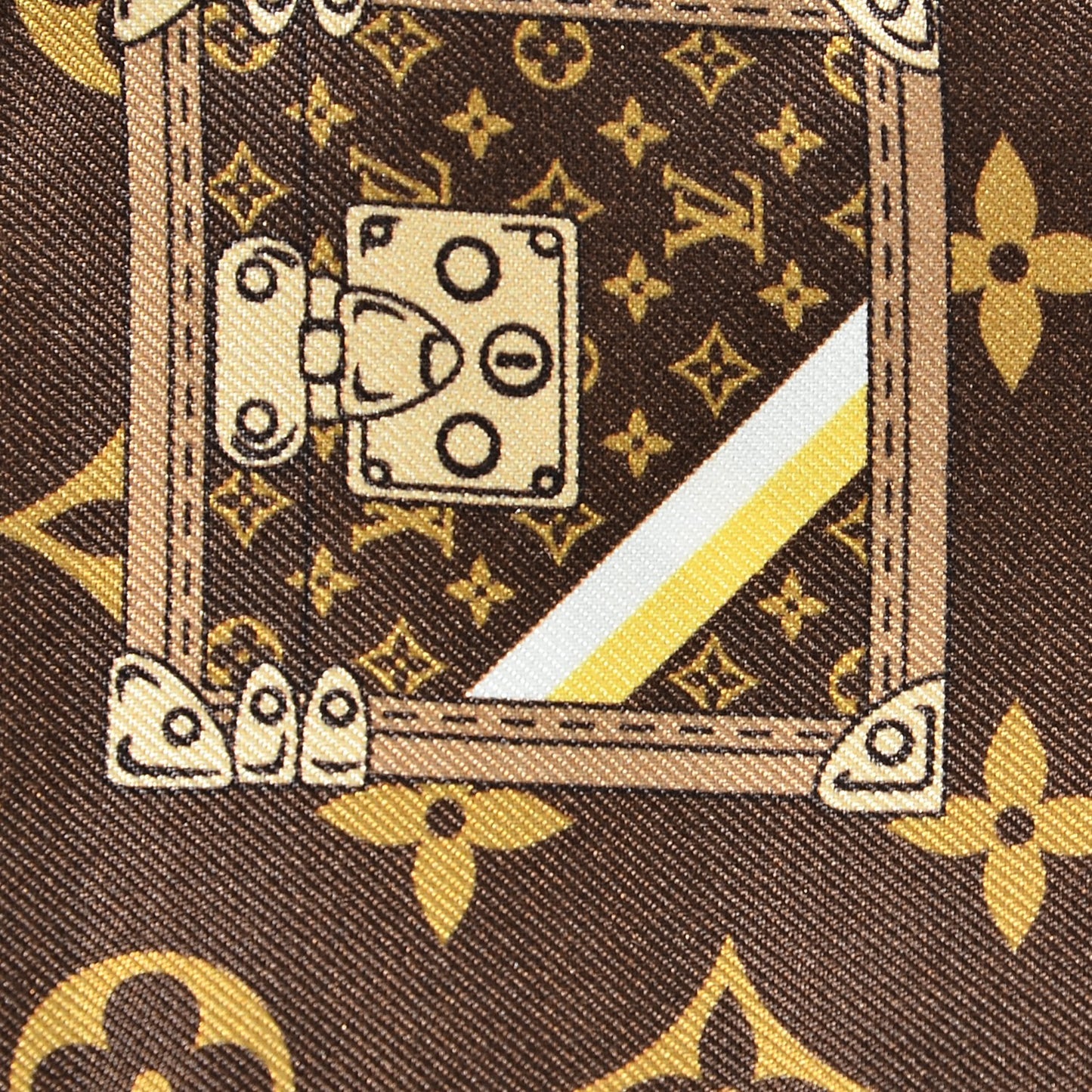 Silk Monogram Trunks Bandeau