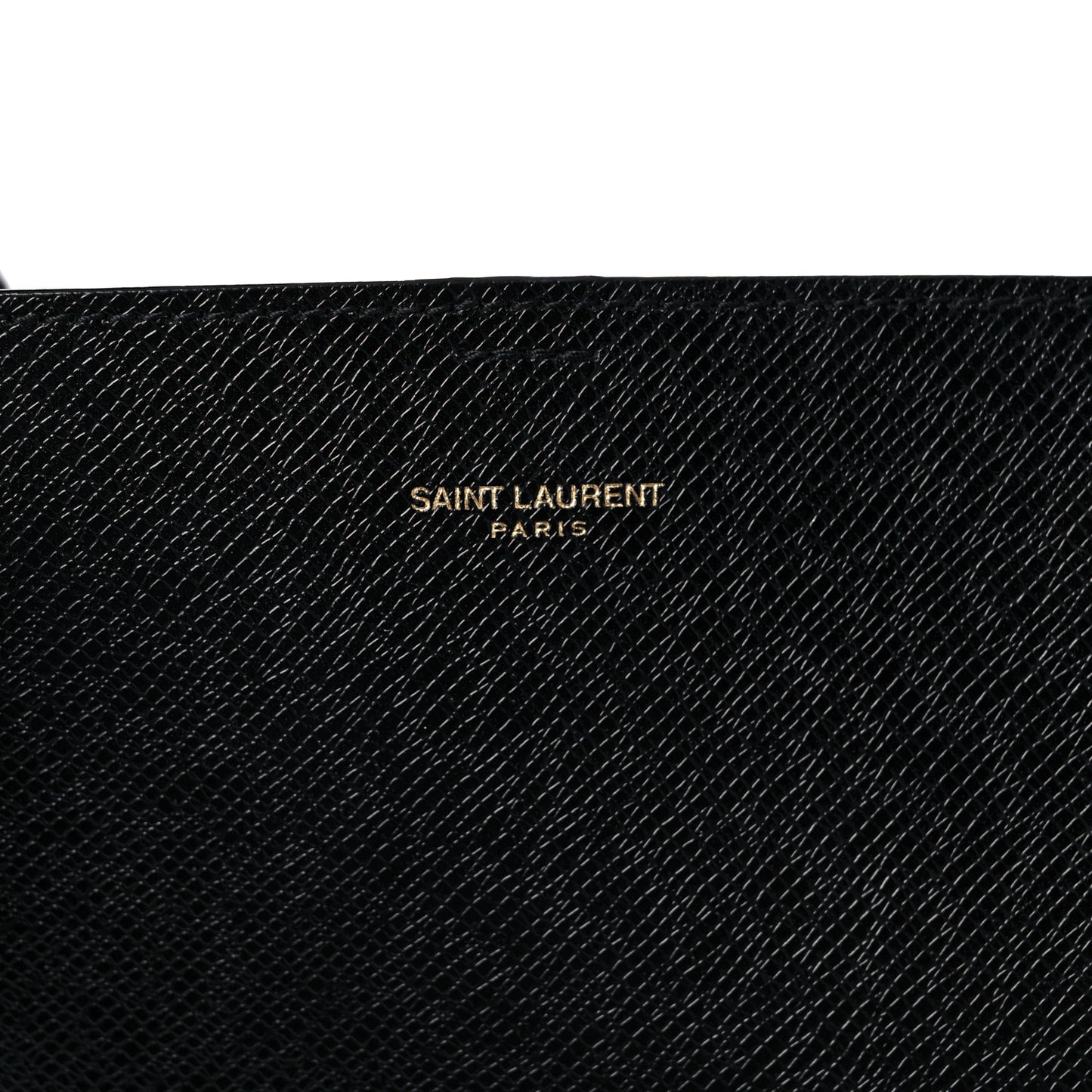 Calfskin Large Shopping Tote Black