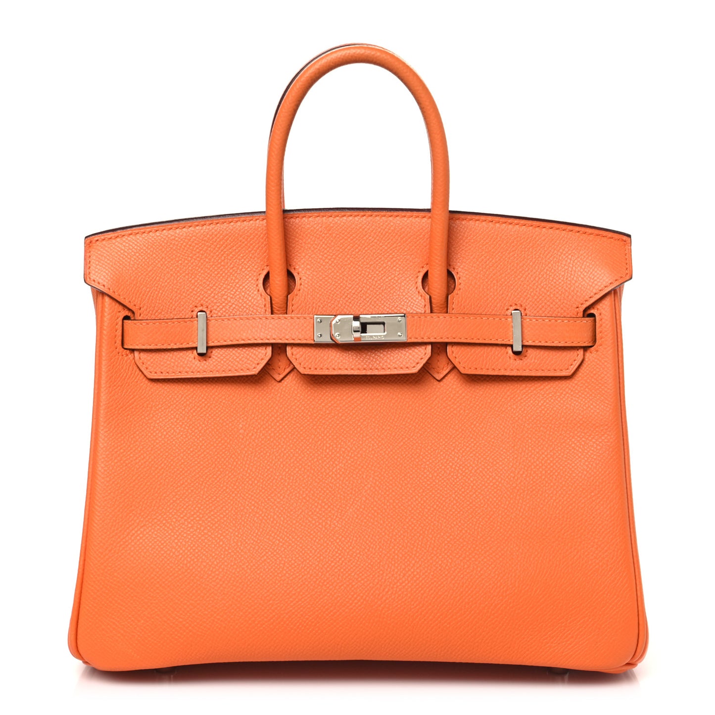 Epsom Birkin 25 Orange