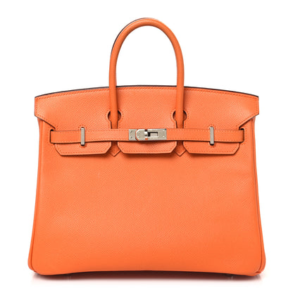 Hermes Epsom Birkin 25 Orange 1 of 11