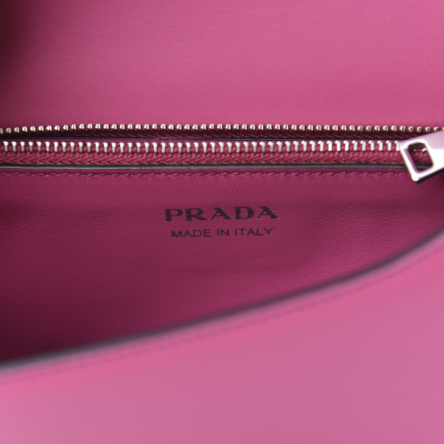 Prada Saffiano City Calfskin Studded Small Elektra Shoulder Bag Fuxia 6 of 10