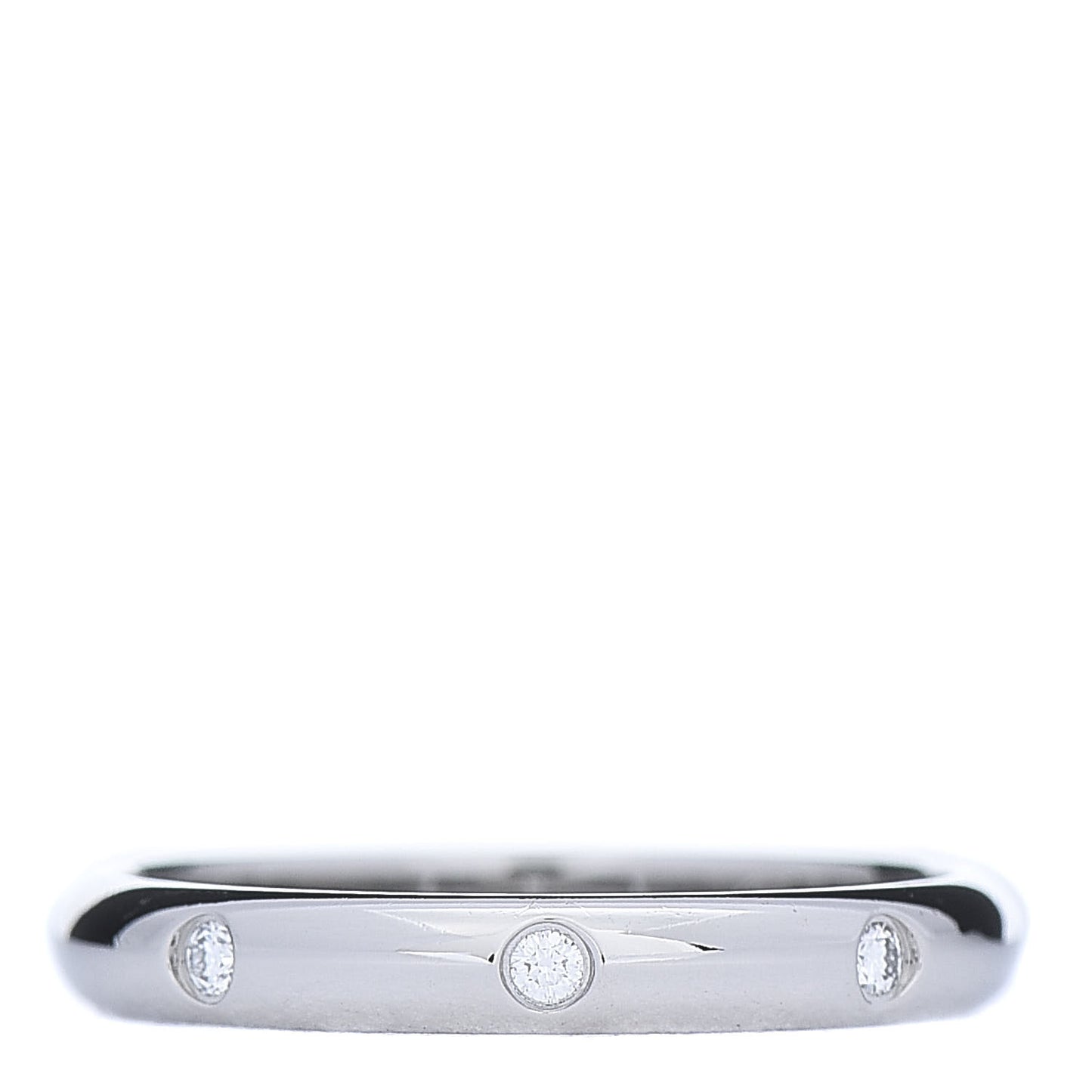 Platinum Diamond 2.4mm 1895 Wedding Band Ring 49 4.75