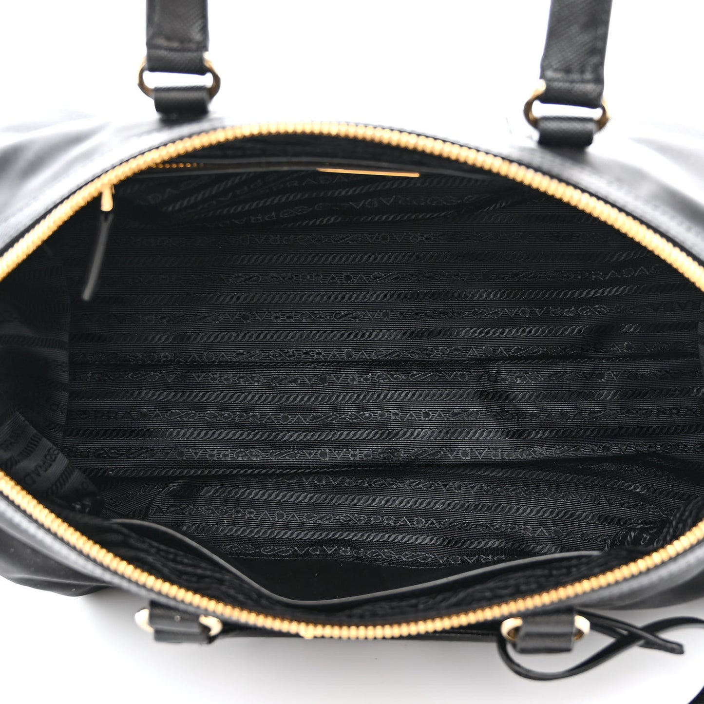 Re-Nylon Saffiano Medium Re-Edition 1978 Top Handle Bag Black