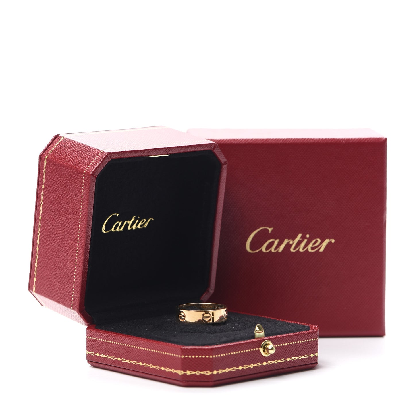 18K Yellow Gold 5.5mm LOVE Ring 58 8.25
