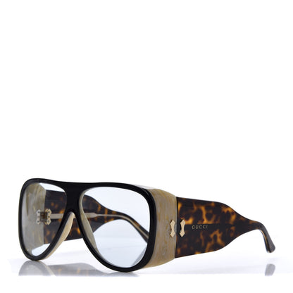 Gucci Acetate Sunglasses GG0149S Black Horn 1 of 7