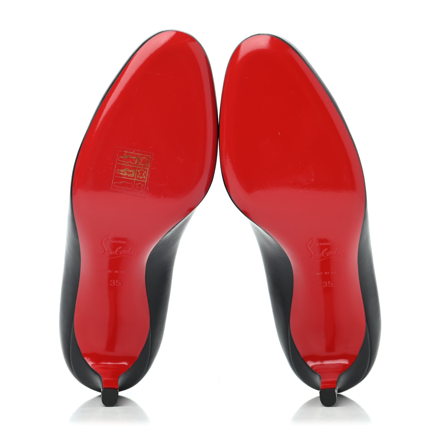 Christian Louboutin Shiny Nappa Simple 70 Pumps 35 Black 4 of 4