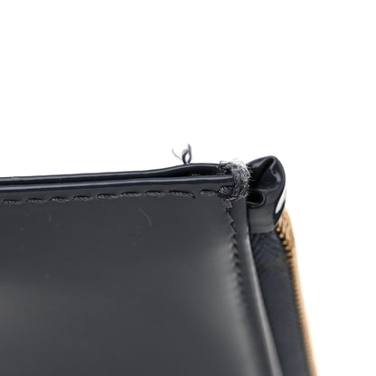 Christian Dior Patent Cannage Lady Dior Chain Wallet Denim 11 of 14