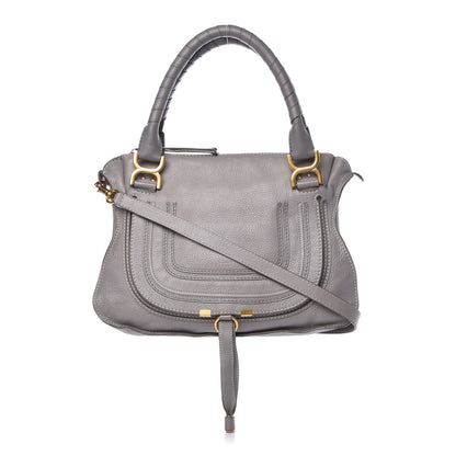 Chloe Calfskin Medium Marcie Satchel Cashmere Grey 1 of 14