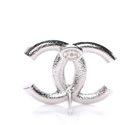 Chanel Crystal Palais Garnier CC Earrings Silver 3 of 5
