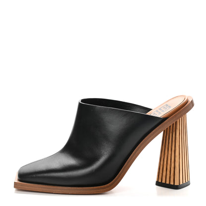 Givenchy Calfskin Diamond 100 Mules 37 Black 1 of 10