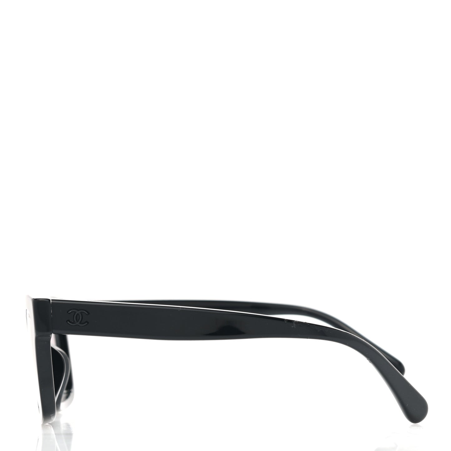 Acetate Square Sunglasses 5417-A Black