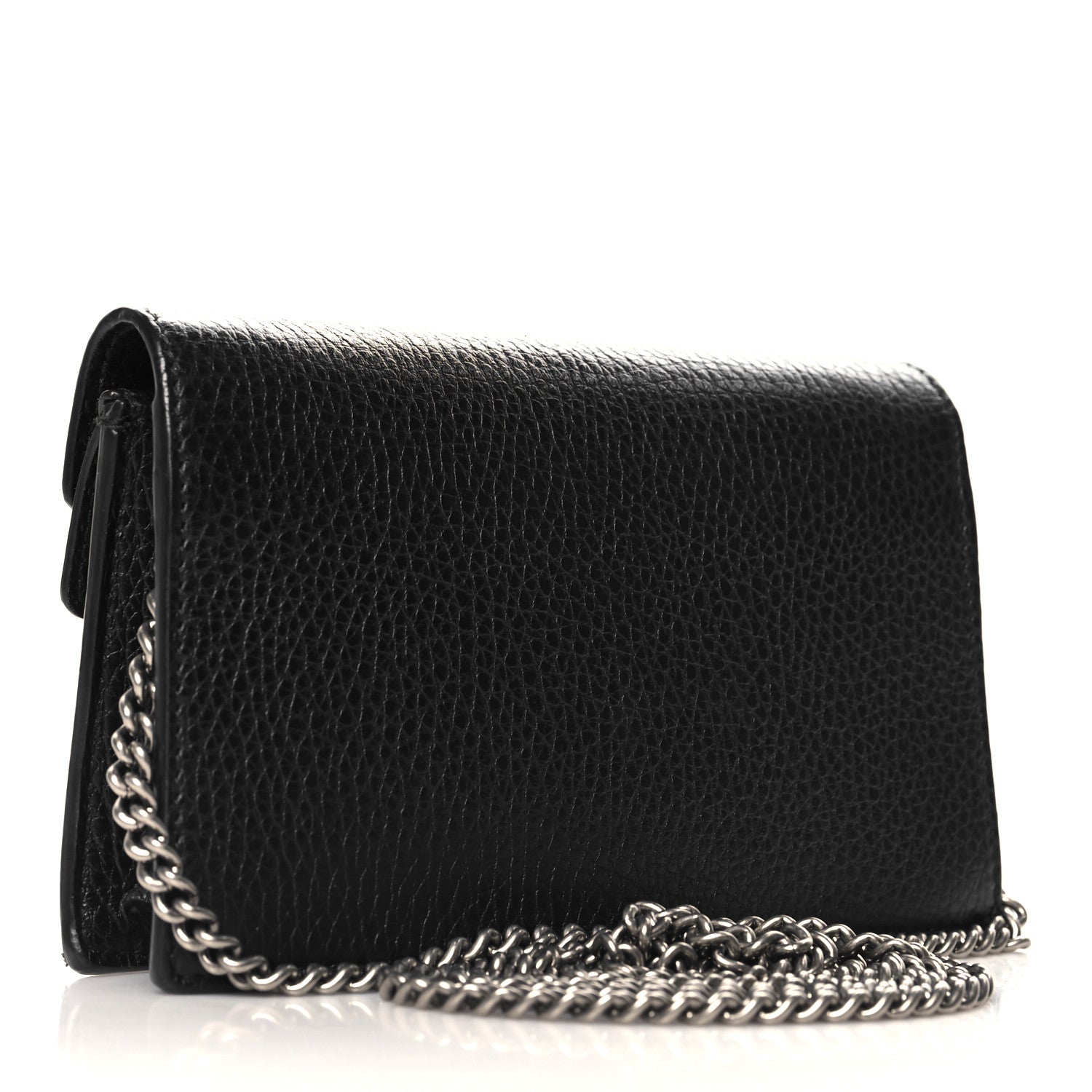 Gucci Calfskin Super Mini Dionysus Shoulder Bag Black 3 of 9