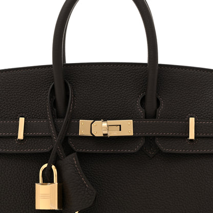 Hermes Togo Birkin 25 Bai Brun 7 of 10