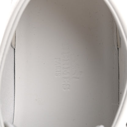Hermes Canvas Embroidered Innocent Sneakers 36.5 White 7 of 11