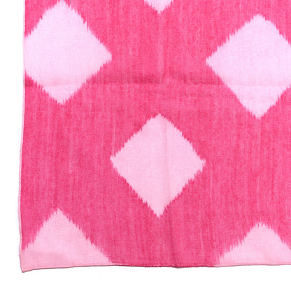 Hermes Silk Cashmere Icat H Net Shawl 140 Rose Pale Fuchsia 3 of 4