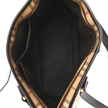 Burberry Haymarket Check Medium Regent Tote Chocolate 4 of 14