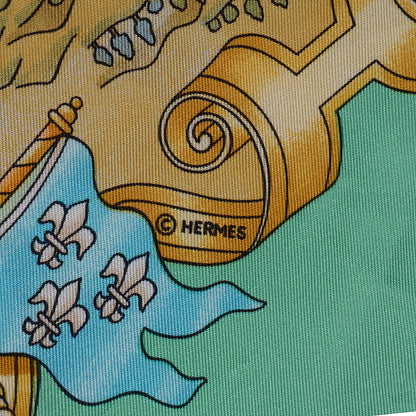 Hermes Silk Voiles De Lumiere Scarf 90 5 of 7