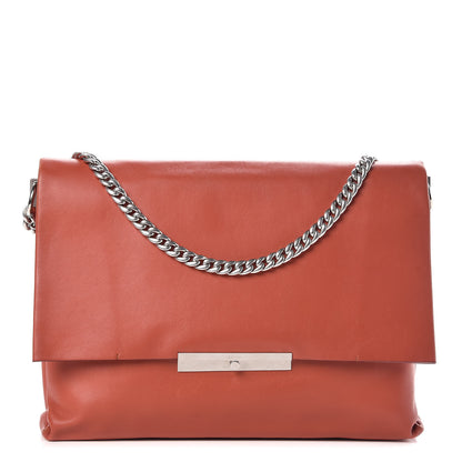 Celine Smooth Calfskin Blade Chain Flap Terracotta 1 of 16