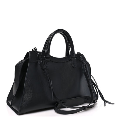Balenciaga Grained Calfskin Neo Classic Black Hardware S City  Black 2 of 10