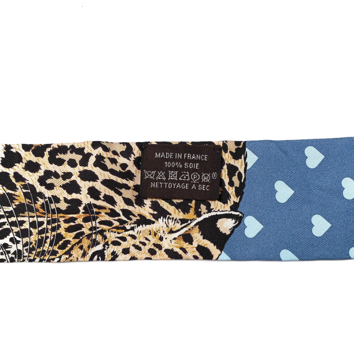 Hermes Silk Jungle Love Twilly Gris Bleuete Vert 2 of 4