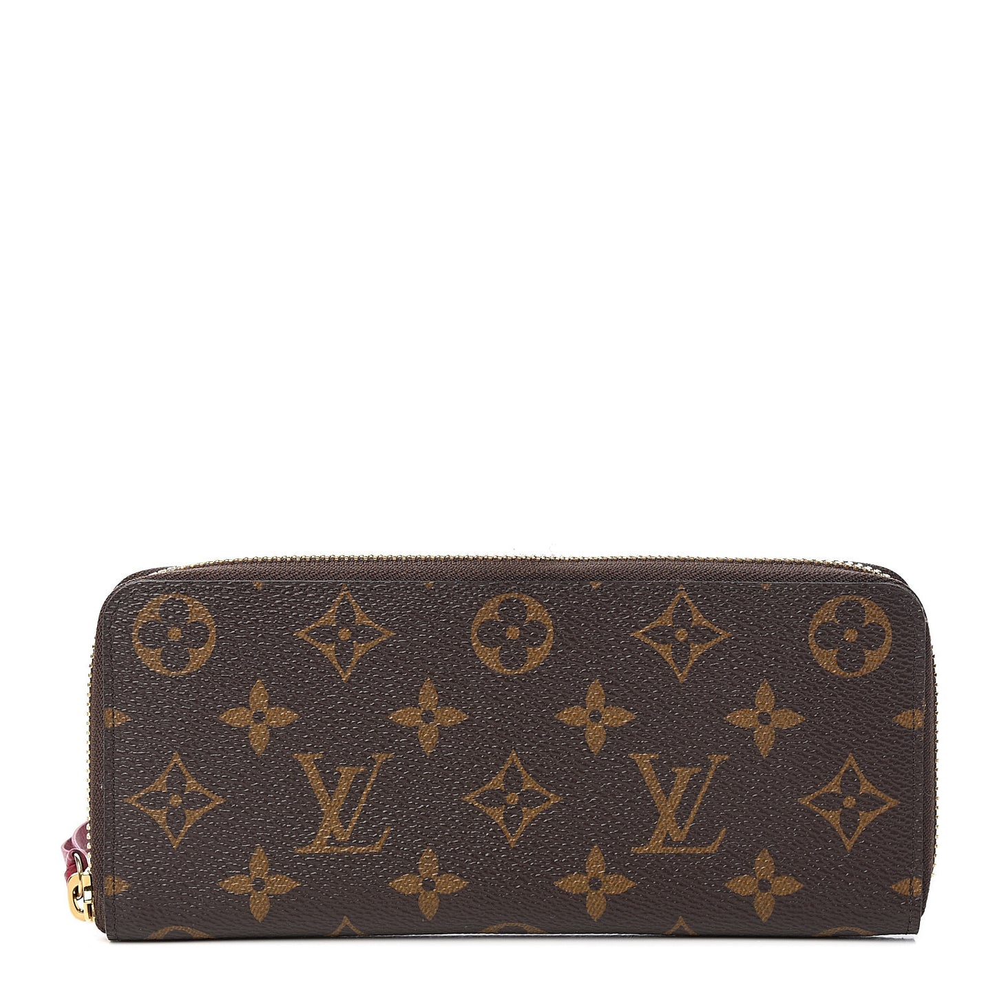 Monogram Clemence Wallet Fuchsia