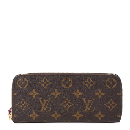 Louis Vuitton Monogram Clemence Wallet Fuchsia 1 of 6