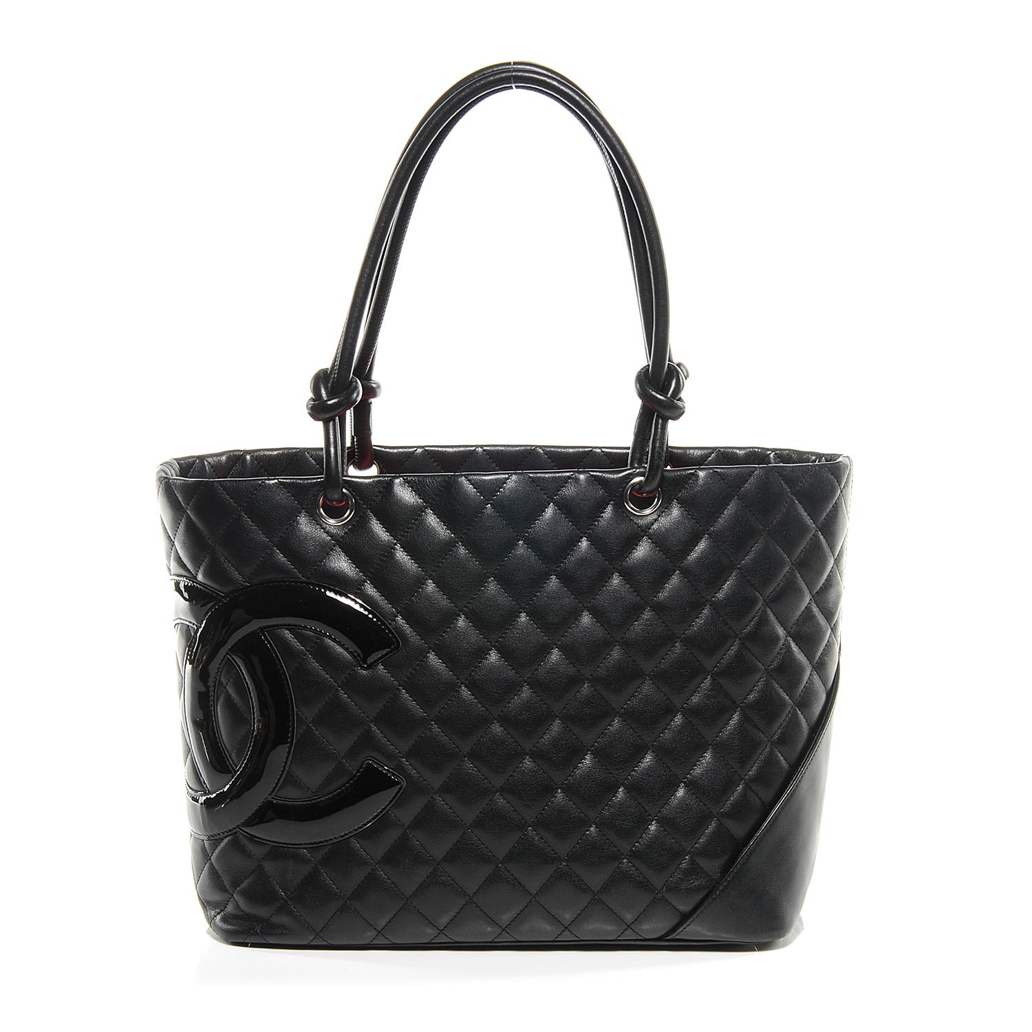 Chanel Calfskin Quilted Large Cambon Tote Black 1 of 8