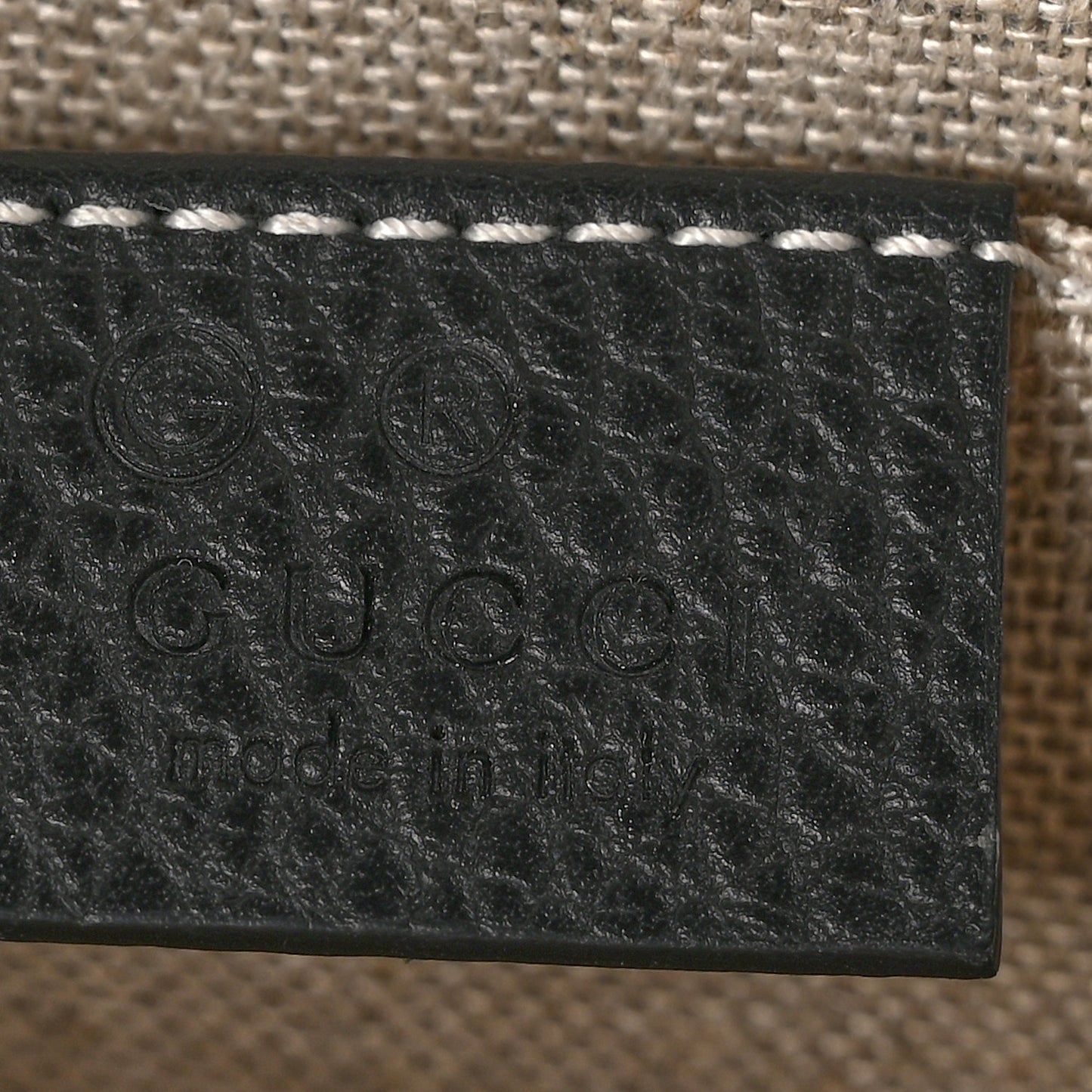 Dollar Calfskin Small Interlocking G Shoulder Bag Black