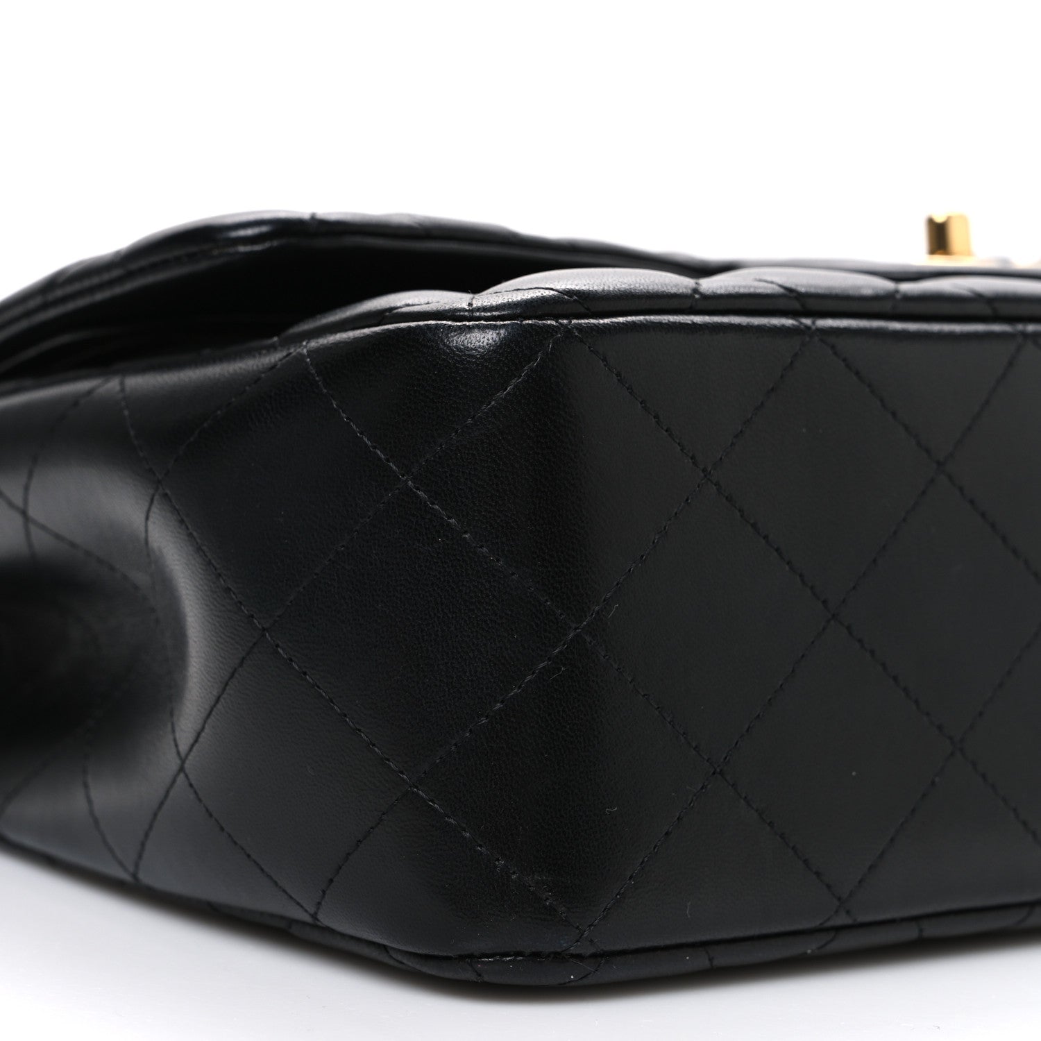 Chanel Lambskin Quilted Jumbo Double Flap Black 9 of 10